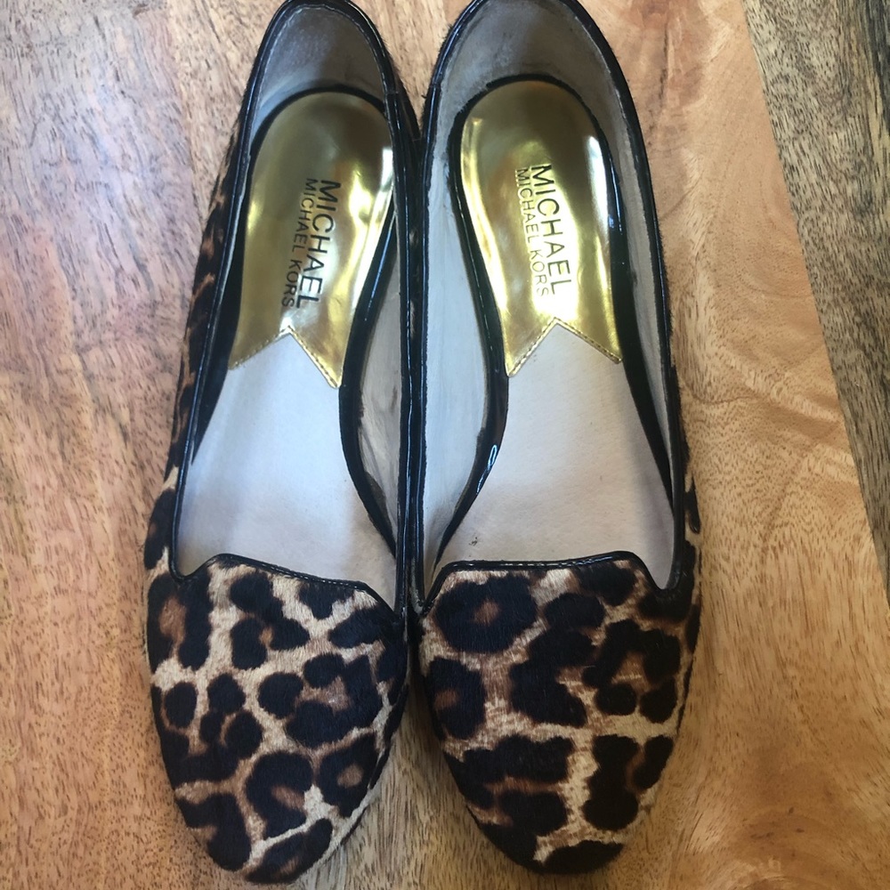 Michael Kors Leopard Loafers